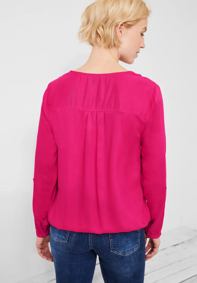with by 343789 DBiggins Elasticated Cecil – shirt hem Pink