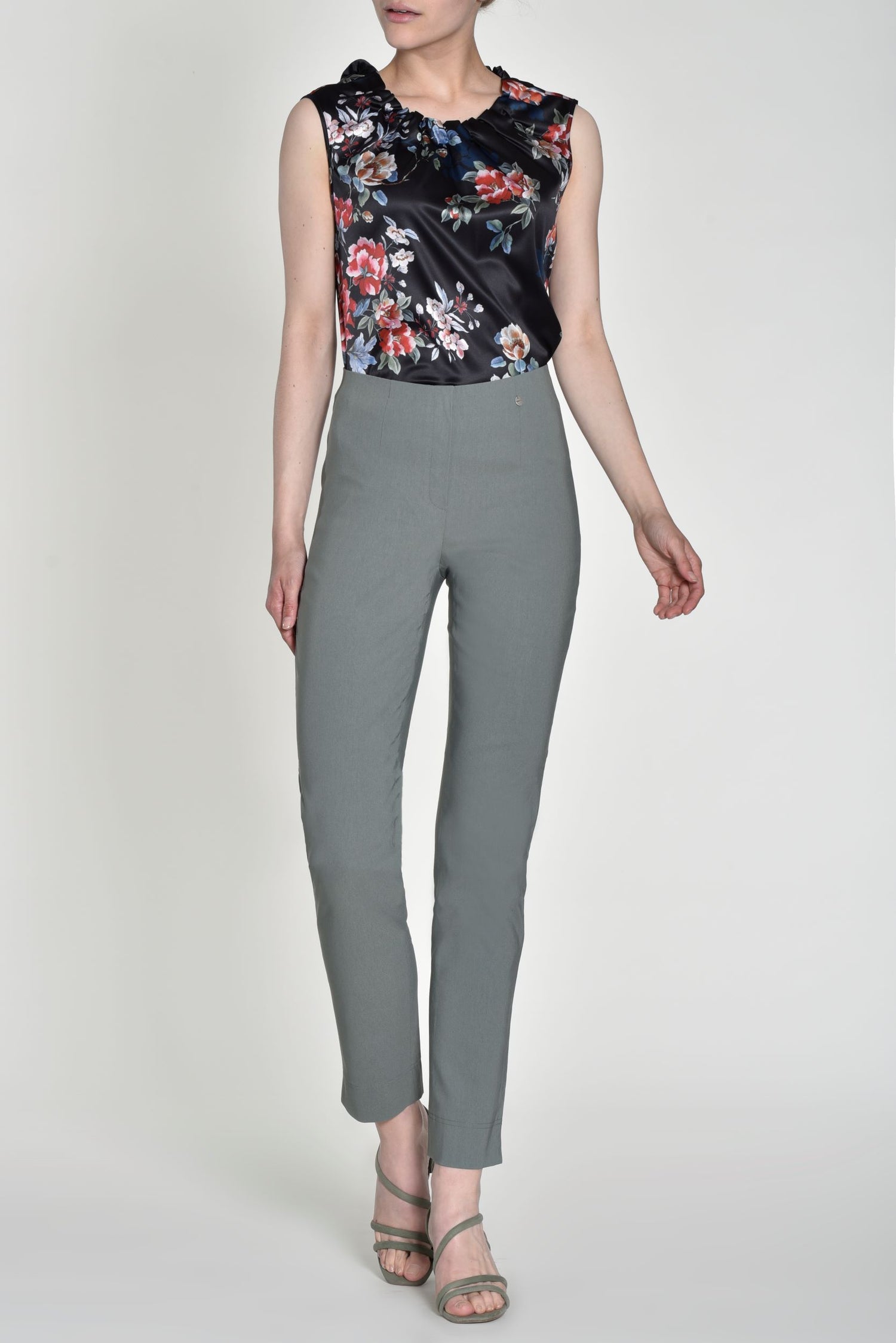 Robell Marie Full length pull on stretch trousers. All Colours