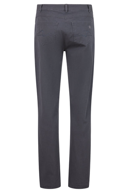 Robell Sionja Charcoal grey high waist straight leg jeans