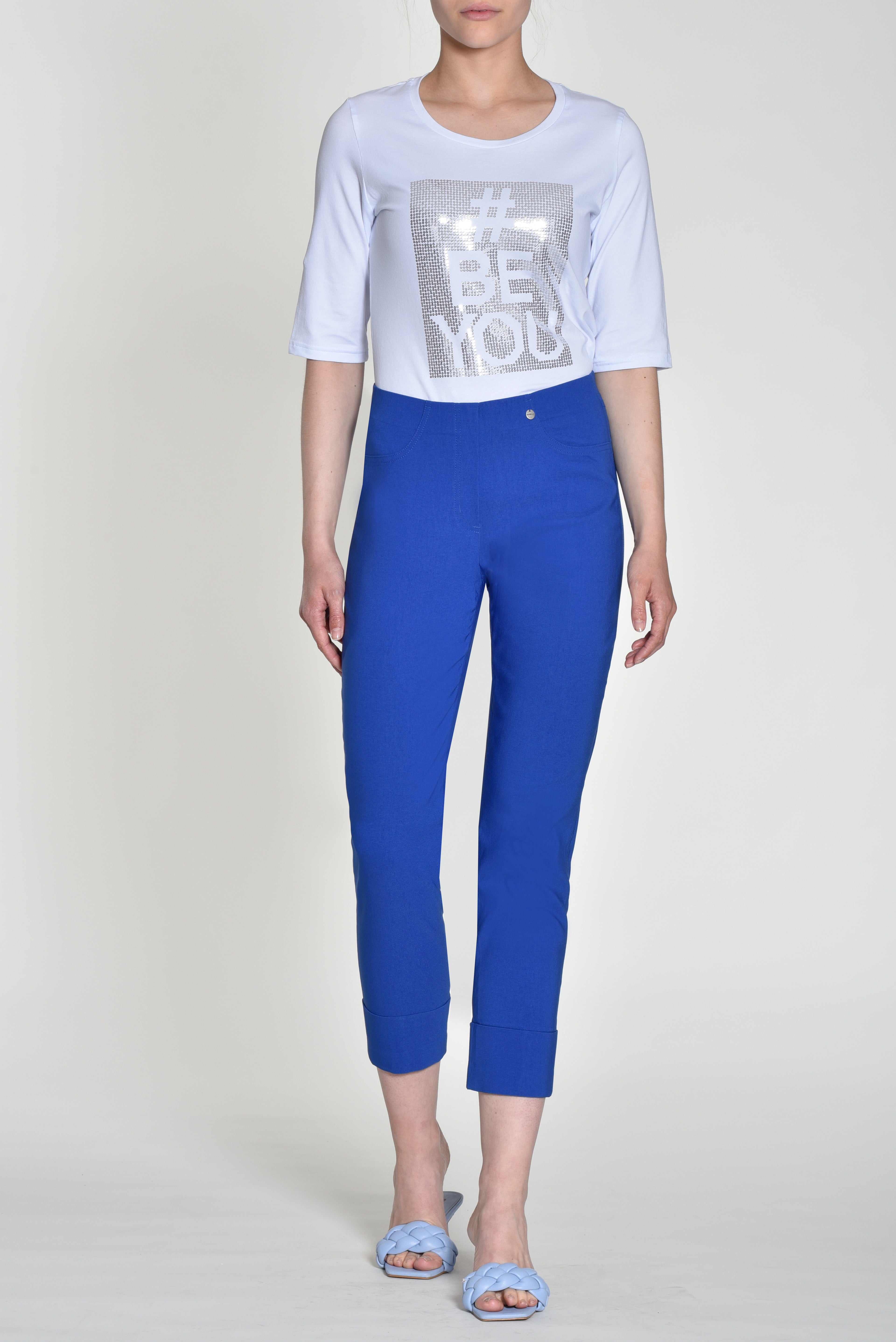 Robell Bella 7/8 Trouser with Cuff Detail. All Colours 51568 5499