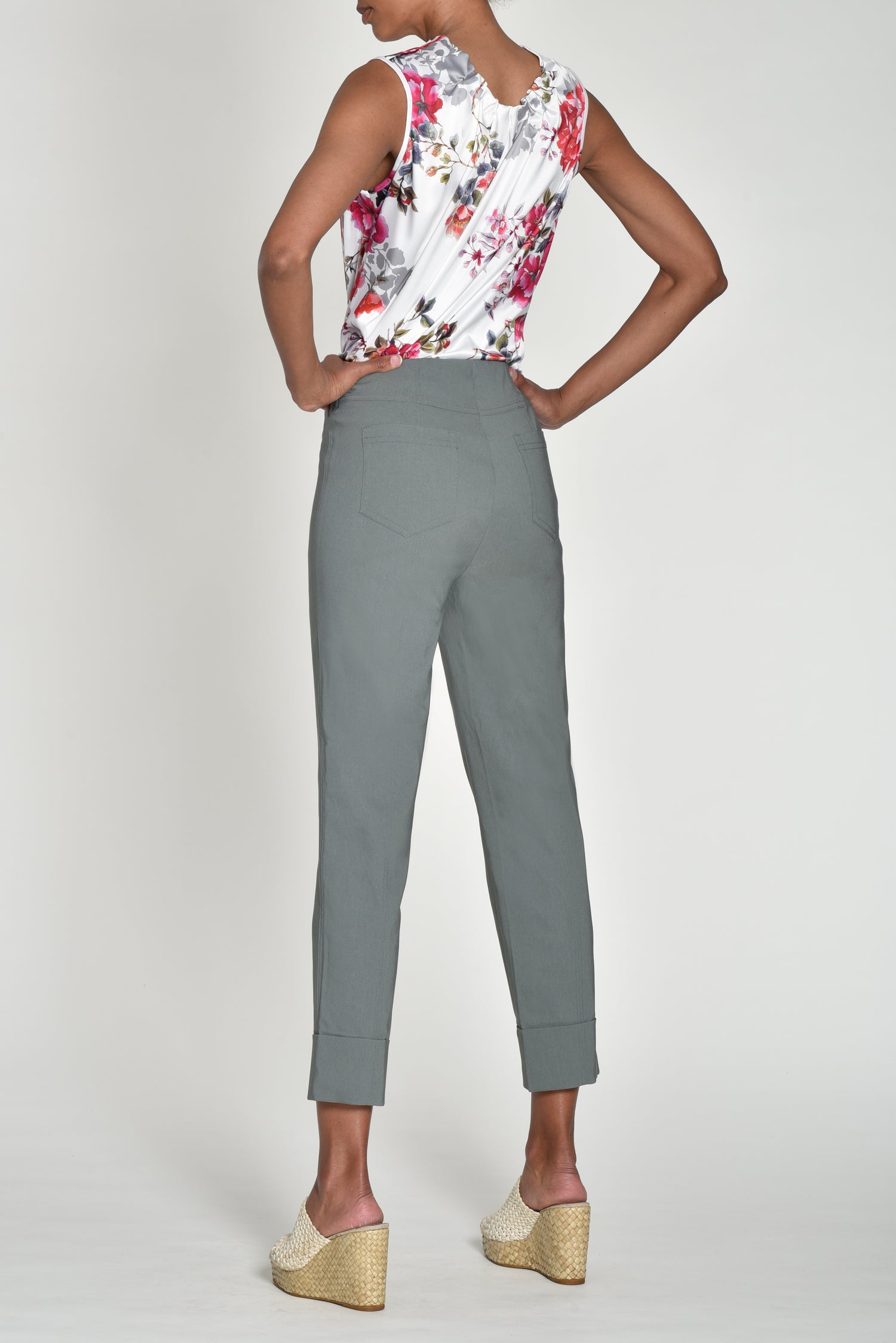 Robell Bella 7/8 Trouser with Cuff Detail. All Colours 51568 5499