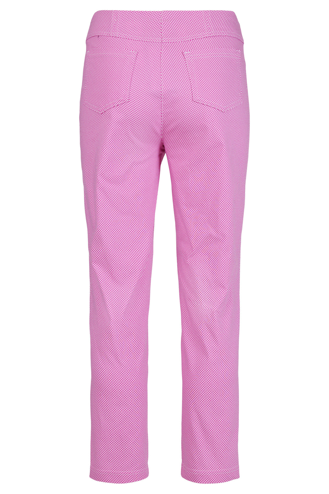 Robell Bella 7/8 Stretch Trousers in Pink Print