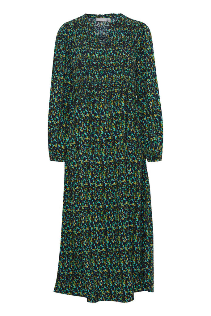 Fransa Shirred maxi DBiggins dress – 20612850