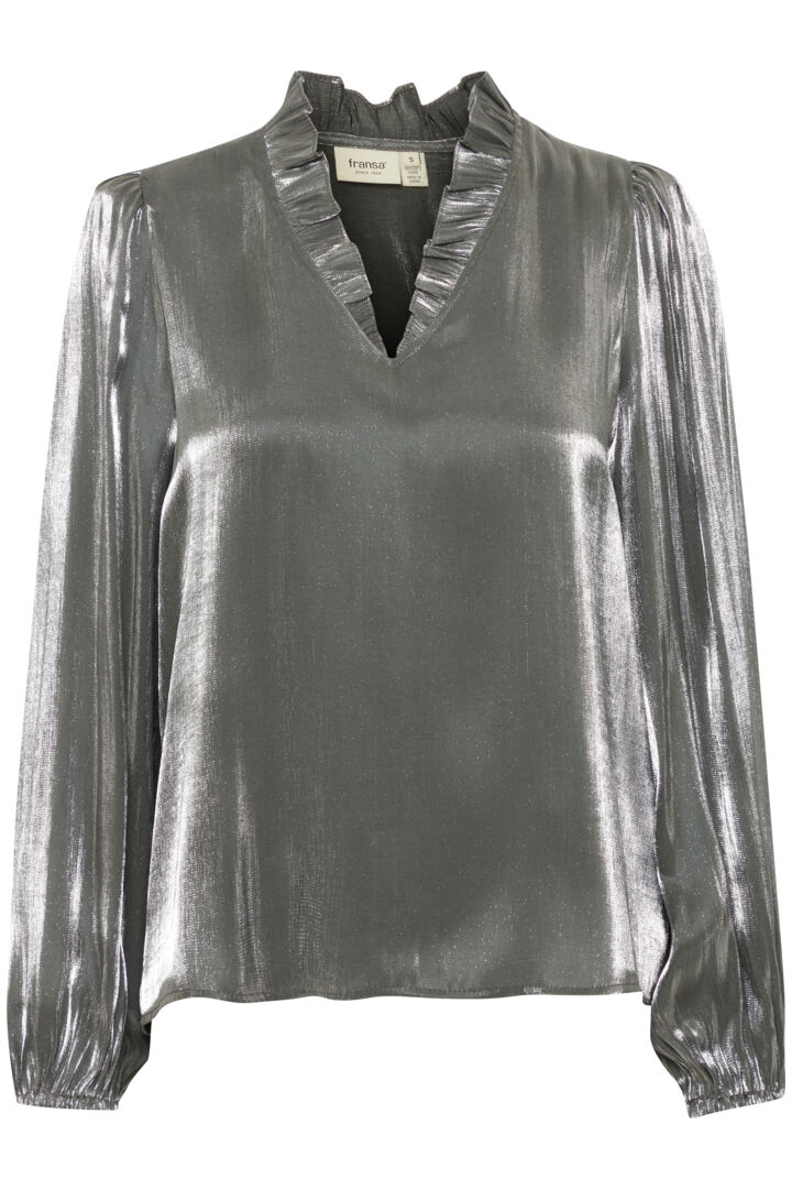 Frans Yolanda Silver blouse