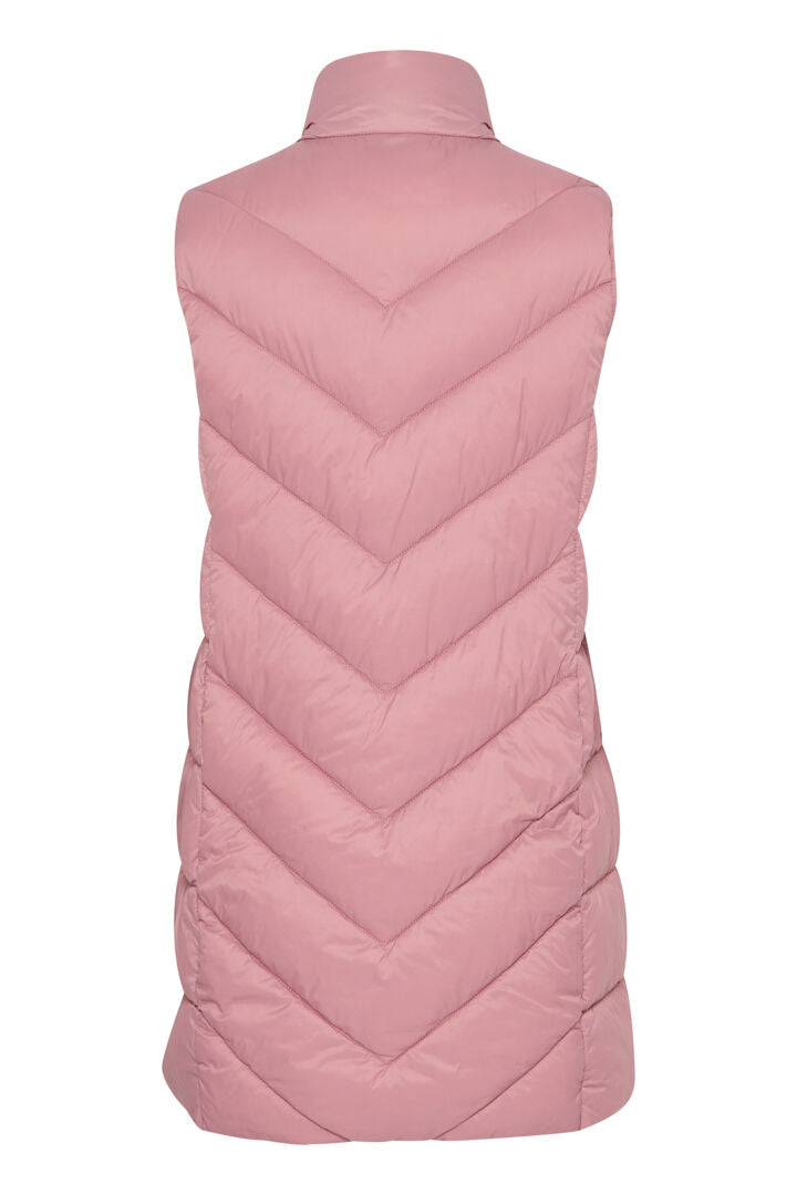 Fransa lightweight Spring Gilet in Rose or Navy 20615219