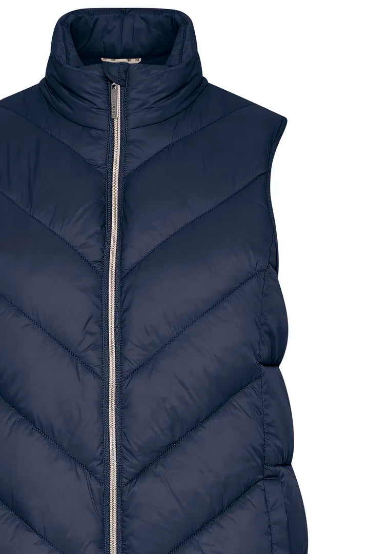 Fransa lightweight Spring Gilet in Rose or Navy 20615219