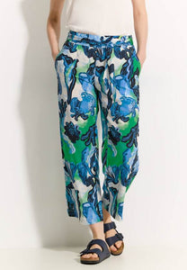 Cecil Printed Crop Trousers 26" 377901