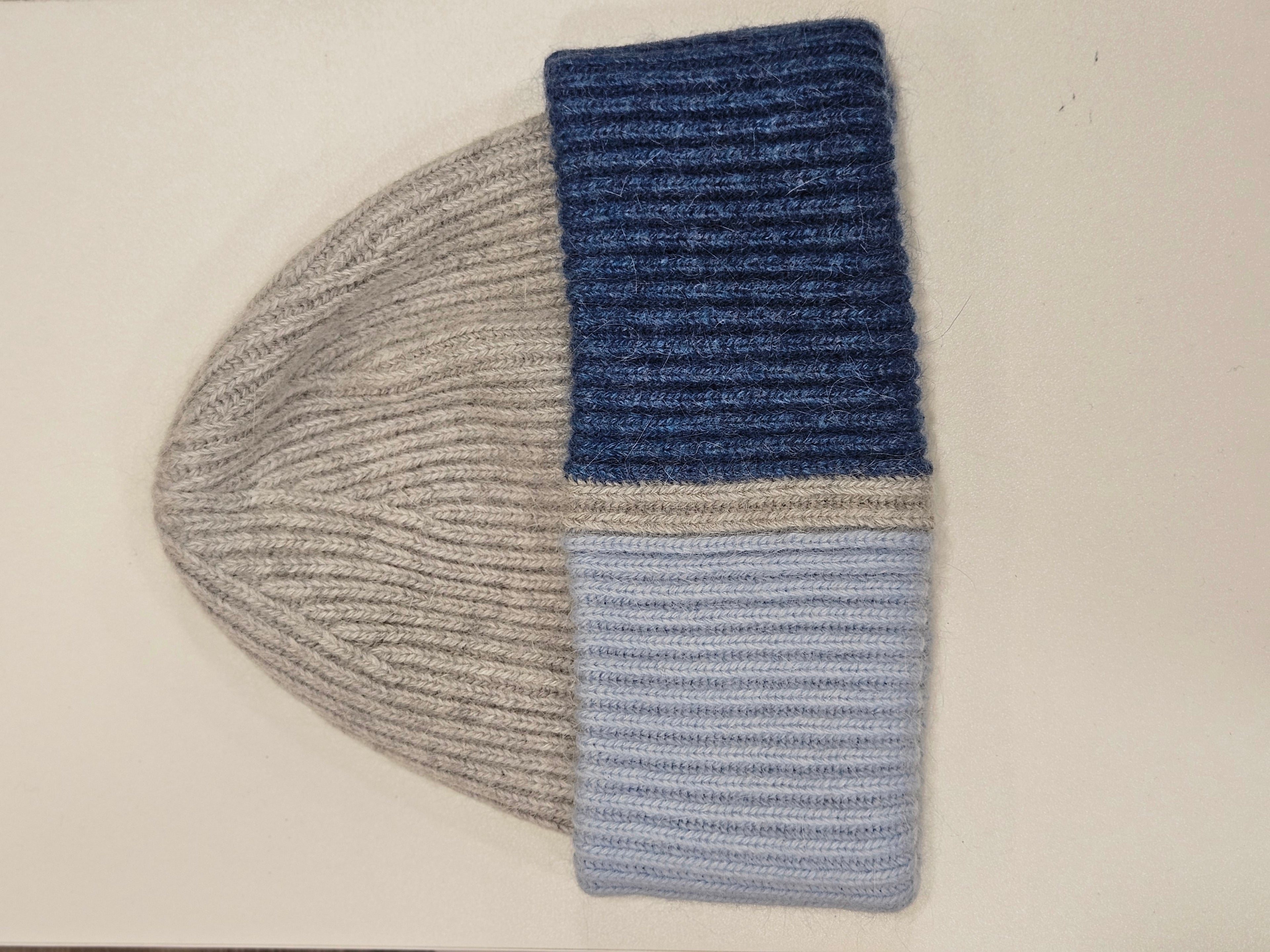 Angora Colour Block Hat. All Colours