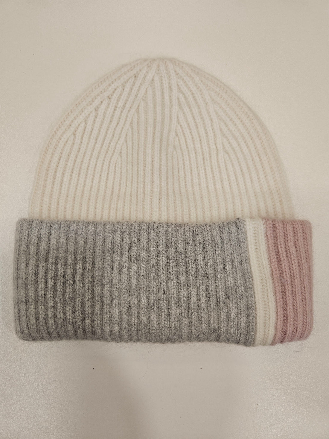 Angora Colour Block Hat. All Colours