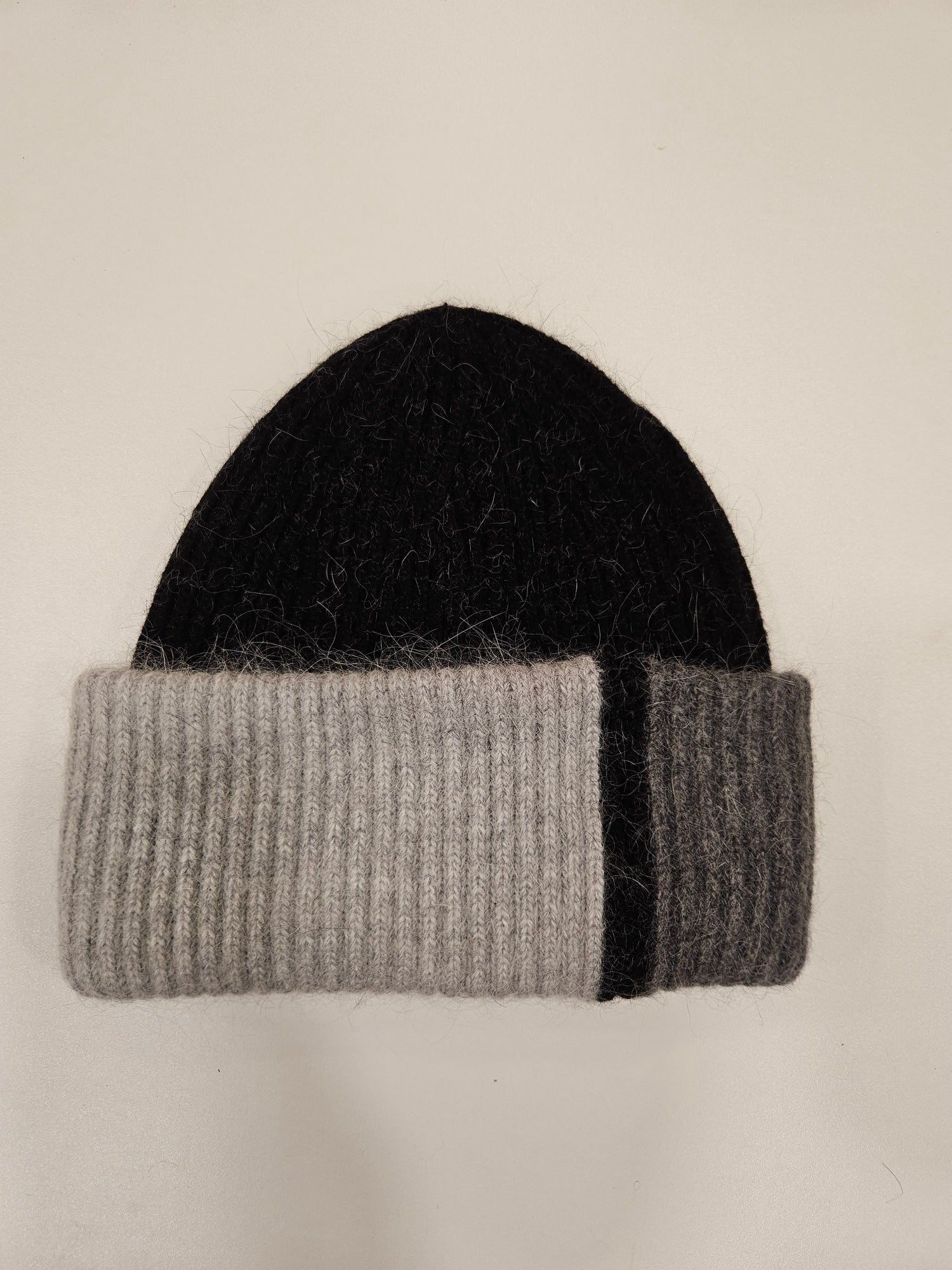 Angora Colour Block Hat. All Colours