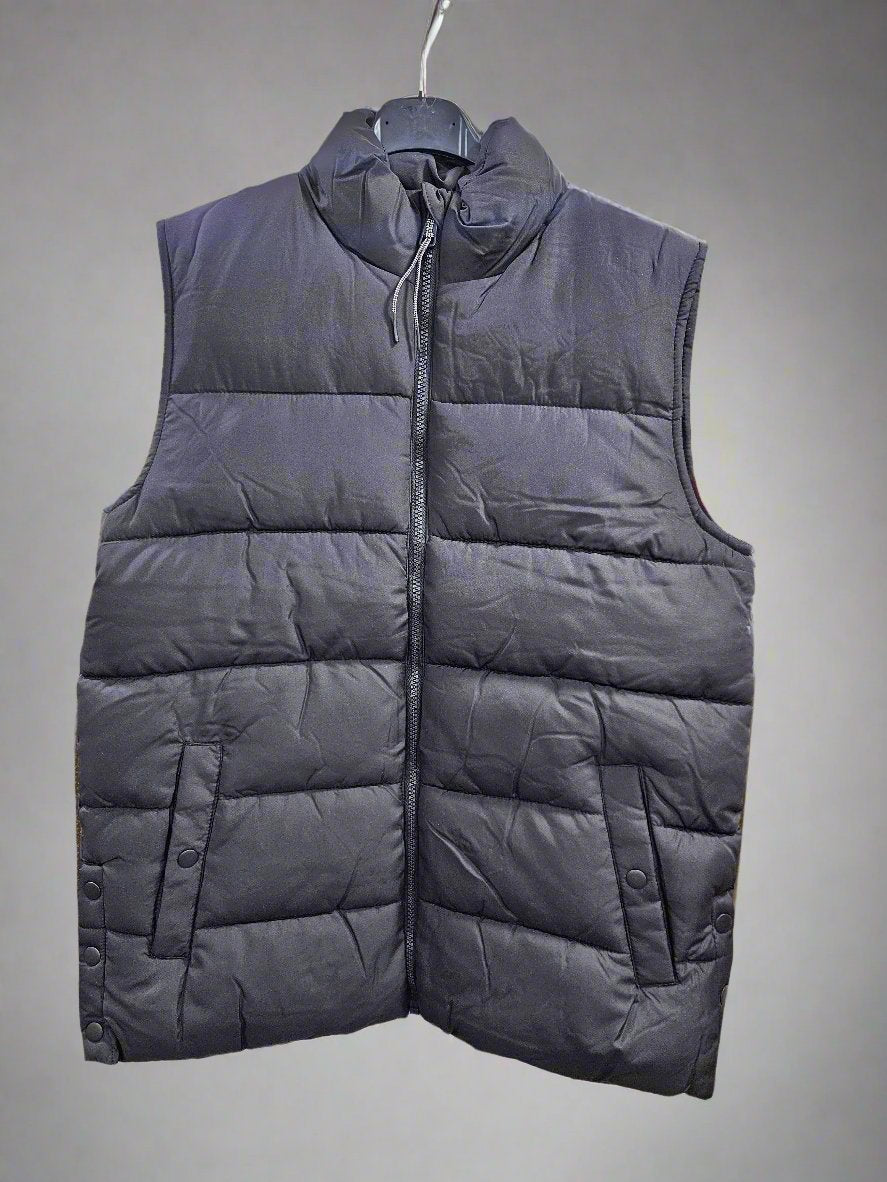 Fransa Mid Length Gilet Without hood. Blue Black or Taupe