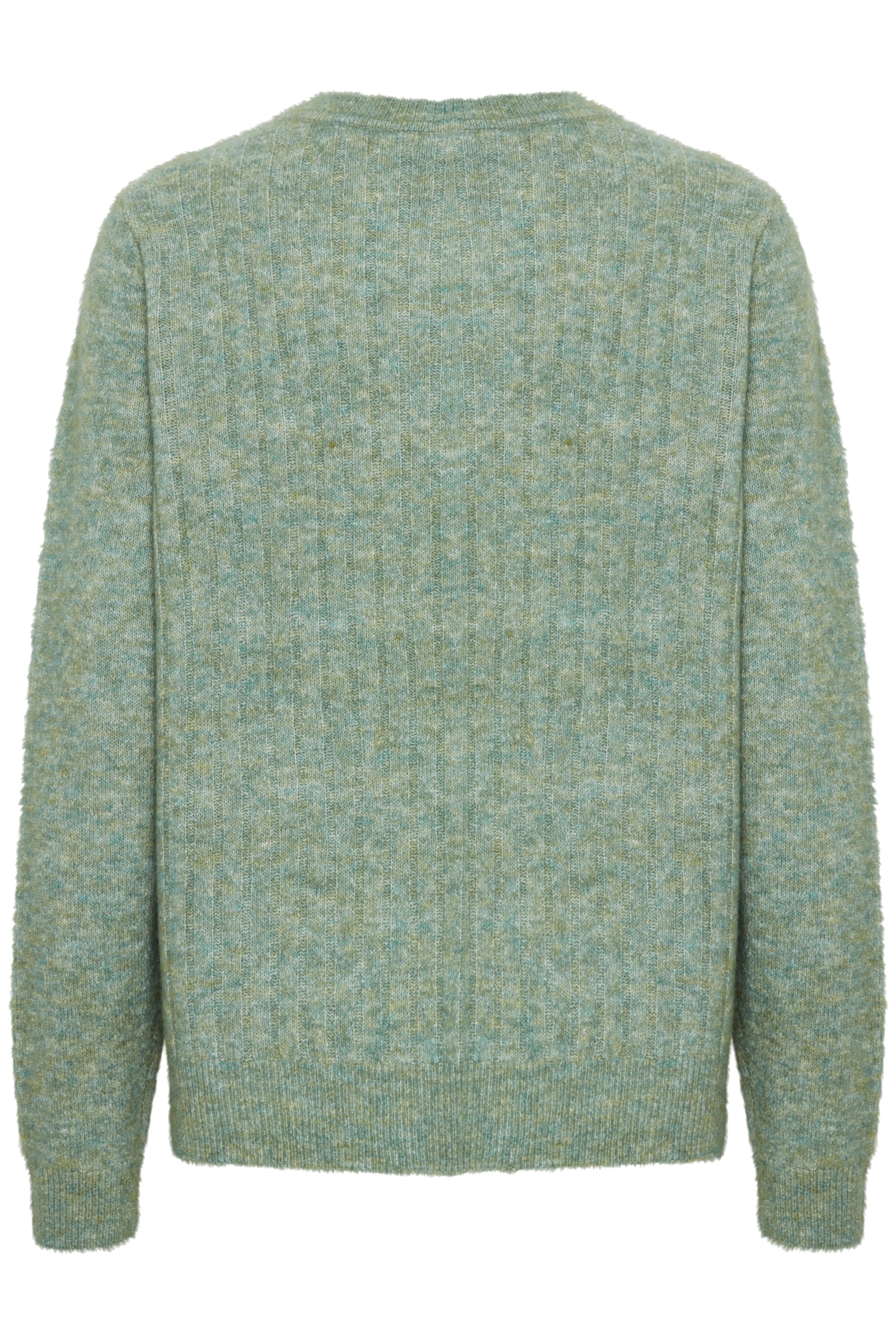 Fransa Green Wool mix round neck knit 20614682