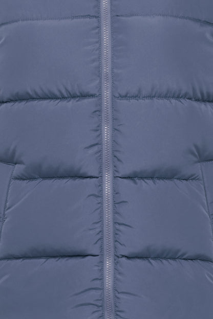 Fransa Mid Length Gilet Without hood. Blue Black or Taupe