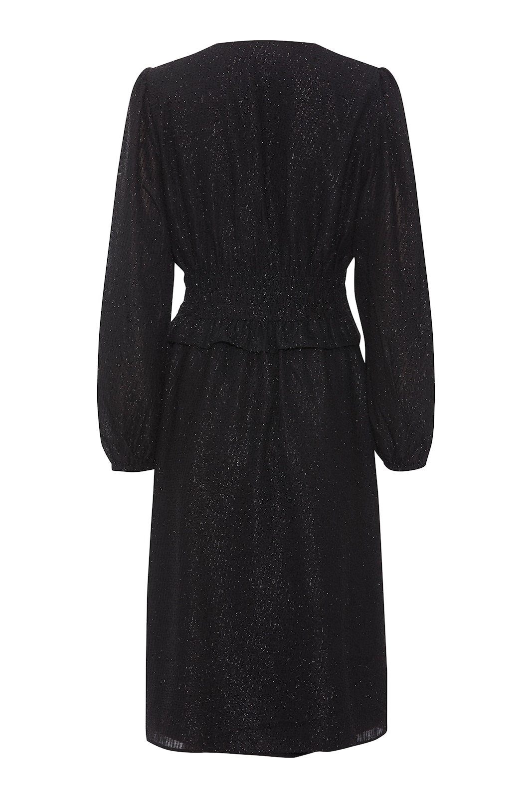 Rue De Femme Cambria Black party dress with fluffy shimmer