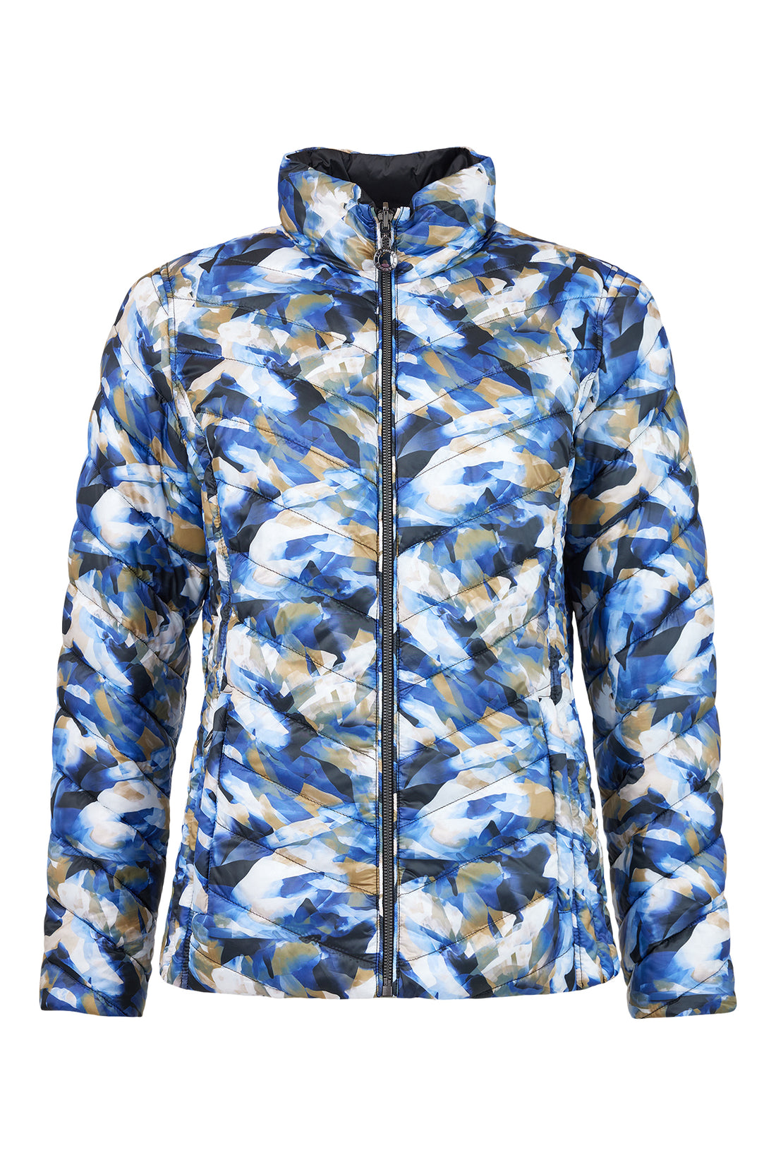 Fransden reversible super warm jacket  Blue Mix/Black