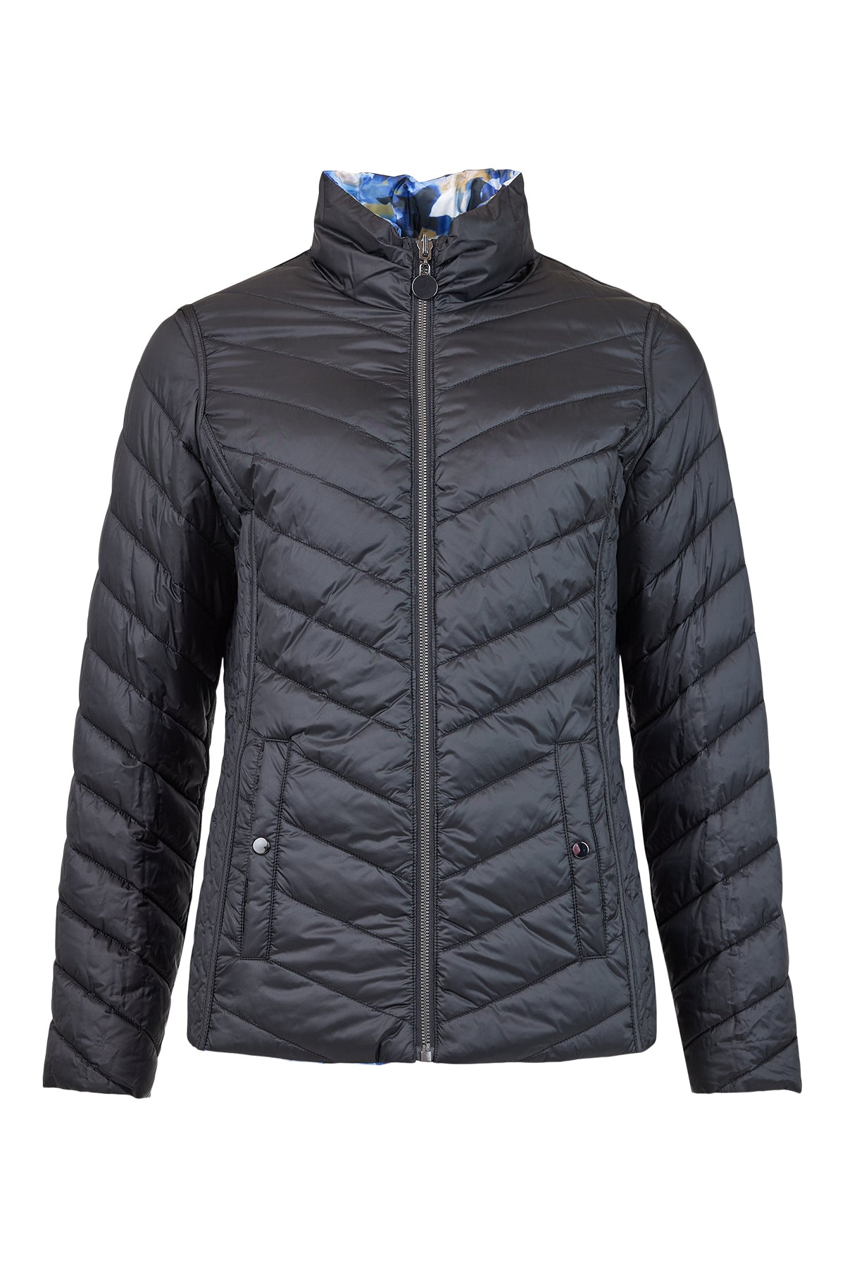 Fransden reversible super warm jacket  Blue Mix/Black