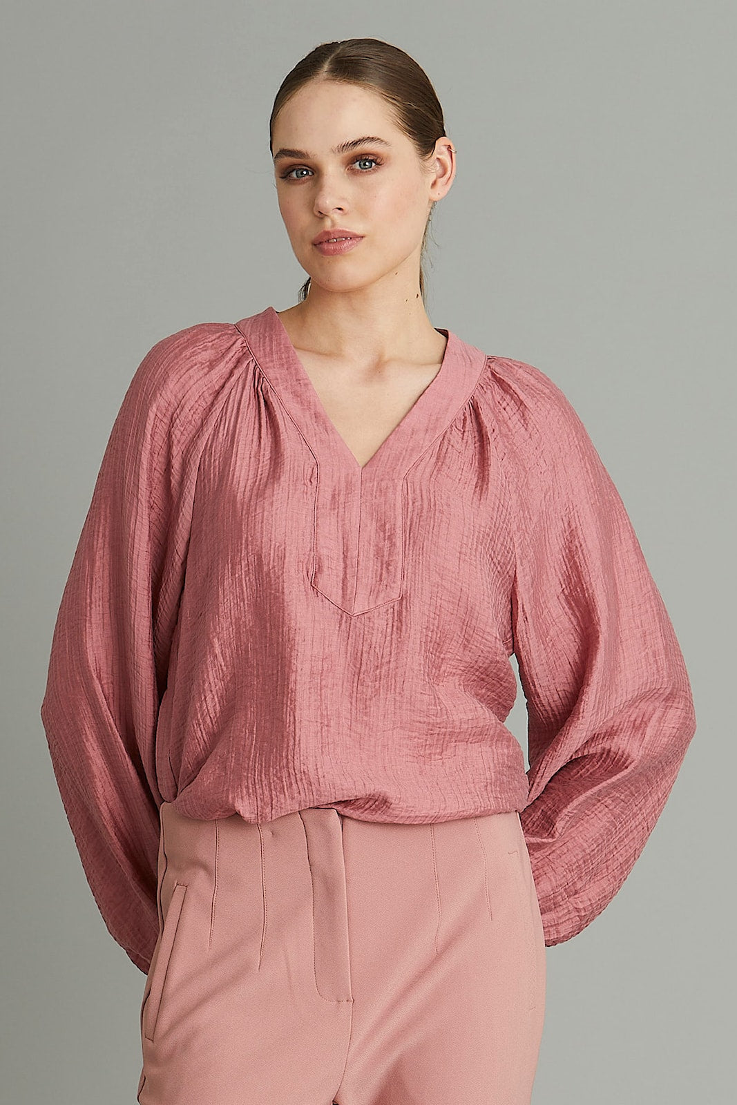 Rue De Femme Malvina V Neck Blouse