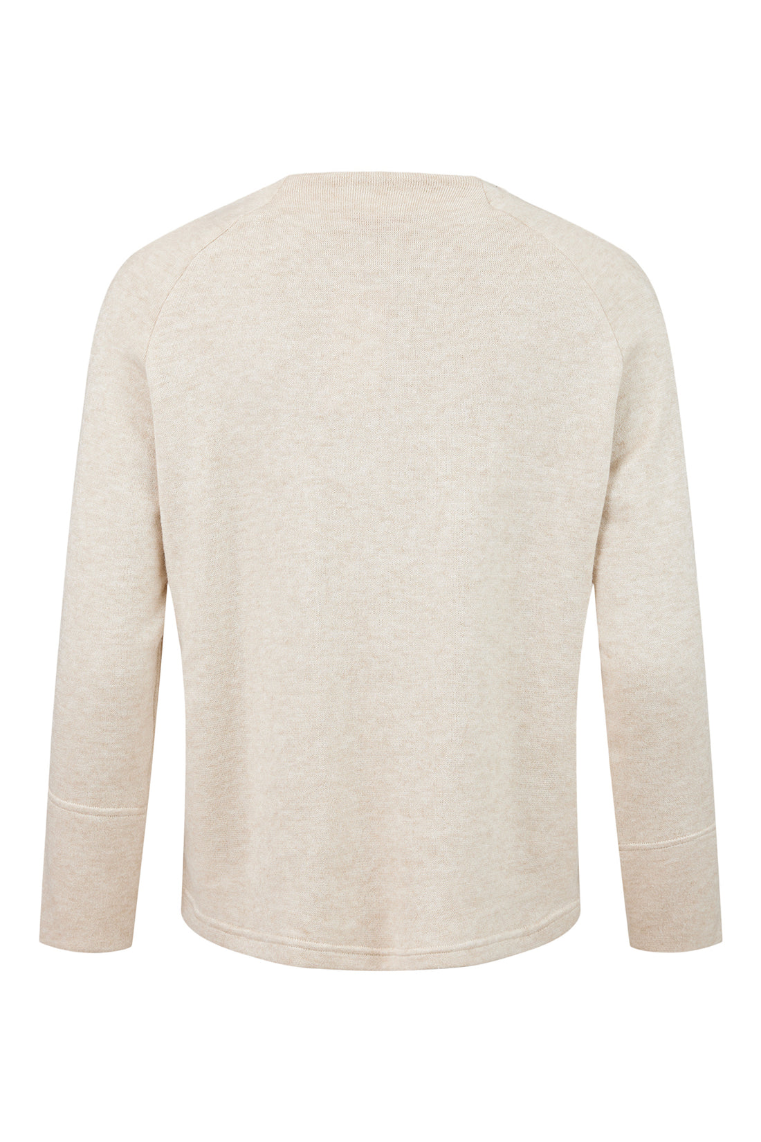 Robell Crew Neck Suoersoft Sweater with split cuff detail 54469