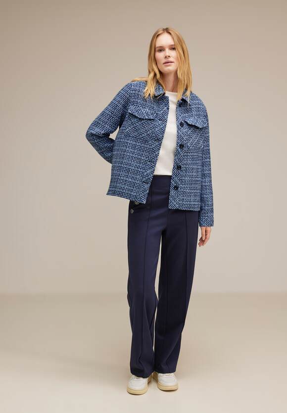 Street one Navy Mix Boucle Jacket