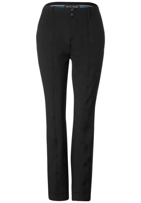 Street One Smart Chino Trouser in Black or Navy 376962