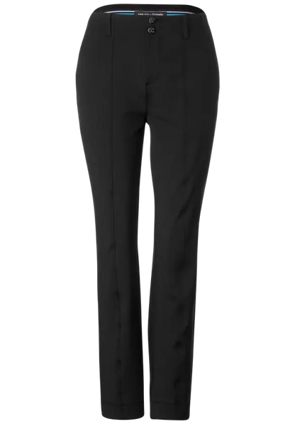 Street One Smart Chino Trouser in Black or Navy 376962