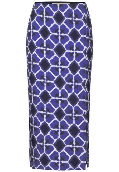 Street One printed jersey midi skirt 361506