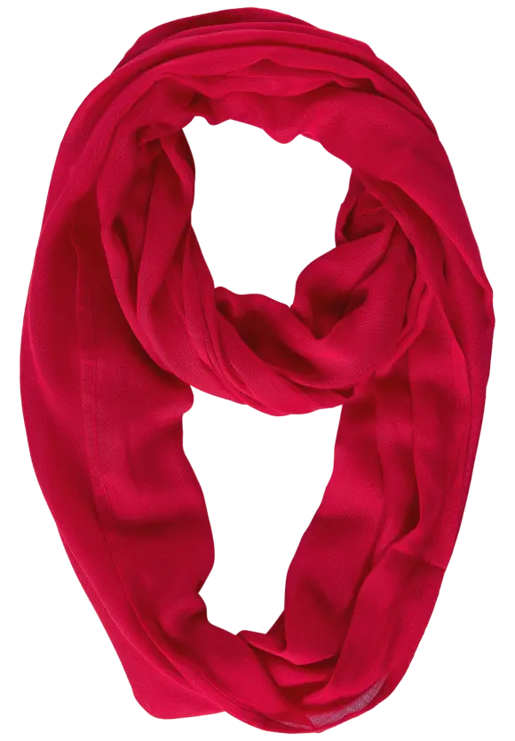 Cecil plain colour loop scarf in red or navy 572180