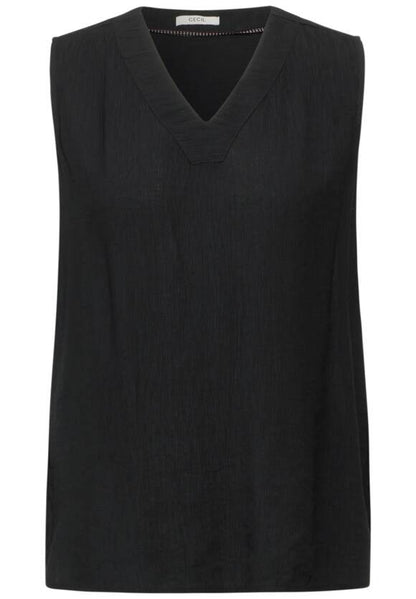 Cecil V neck sleeveless top Black Or Pink 34477