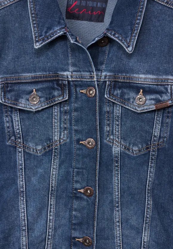 Street One denim jacket indigo wash 211939