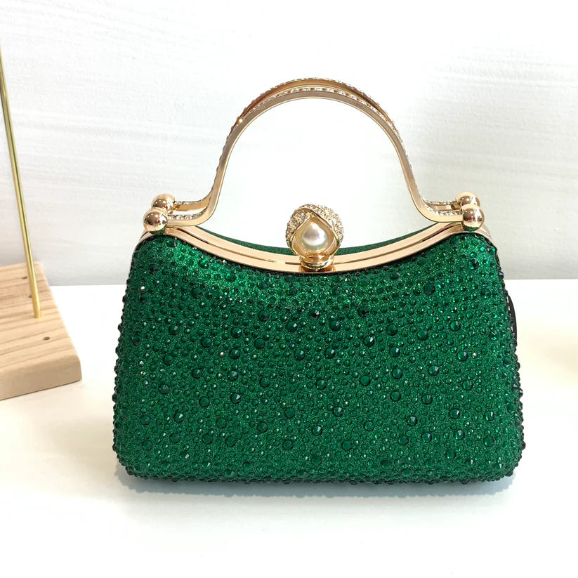 Embellished clutch bag. All Colours