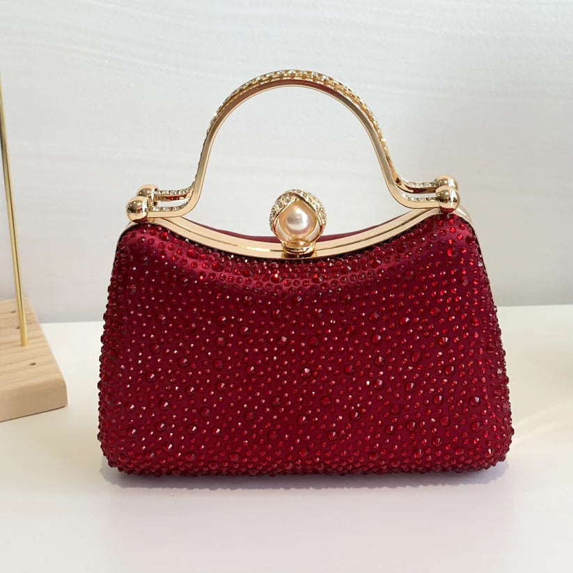 Embellished clutch bag. All Colours