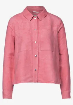 Street One Corduroy shirt/jacket in Coral Or Beige  212509