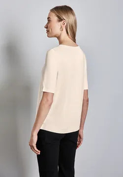 Street One Spring Top with Metallic wording 322810