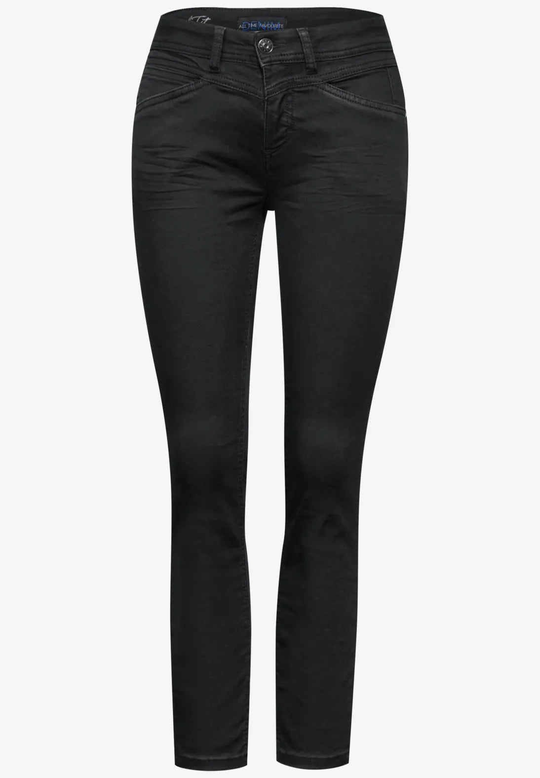 Street One Envy Jeans in Black  30&quot; Slim Leg 377762