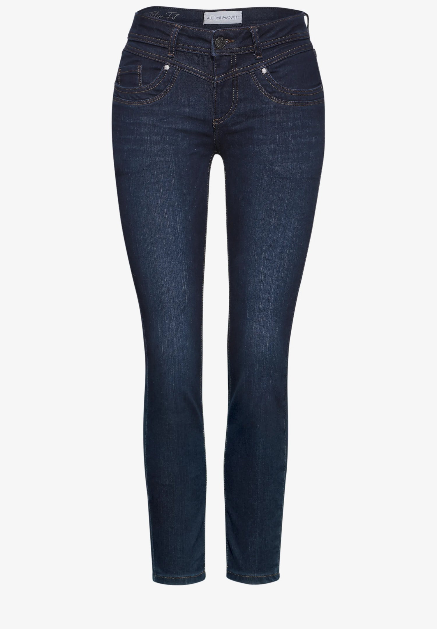 Street One Slim Fit Jeans in York Style. 30&quot; leg length Dark Indigo  377775