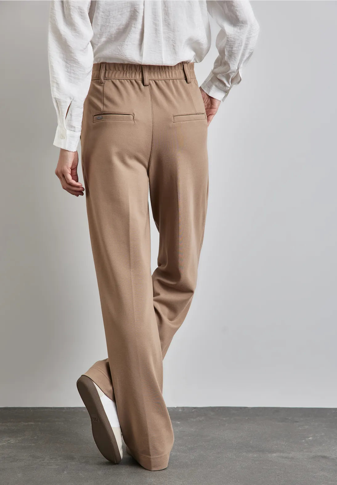 Street One Ponte 30&quot; Straight leg trousers in Mocha or Navy 371897