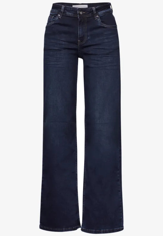 Street One Wide Leg Jean. 30&quot; leg length  378666