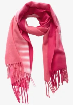 Street One Coral Cozy dip dye scarf 572723