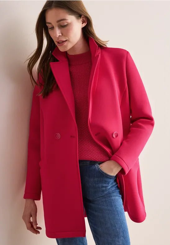 Cecil Scuba Coat red 212458S