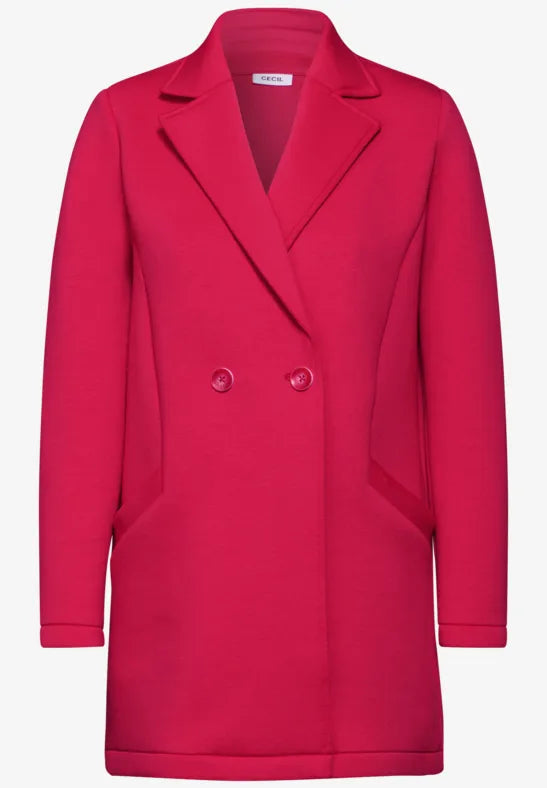 Cecil Scuba Coat red 212458S