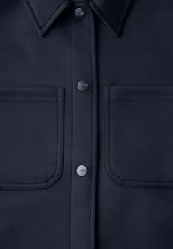 Cecil short jersey jacket in navy