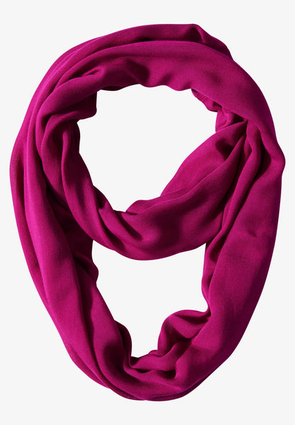 Cecil Jewel Pink Plain loop cotton feel scarf 572535