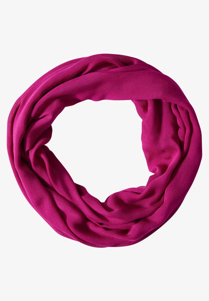 Cecil Jewel Pink Plain loop cotton feel scarf 572535