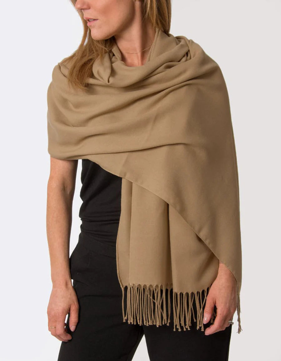 Cashmere blend Pashmina Wrap . All colours