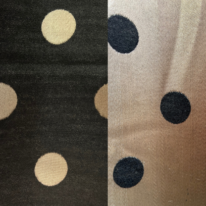 Polka dot reversible wrap/scarf 3111