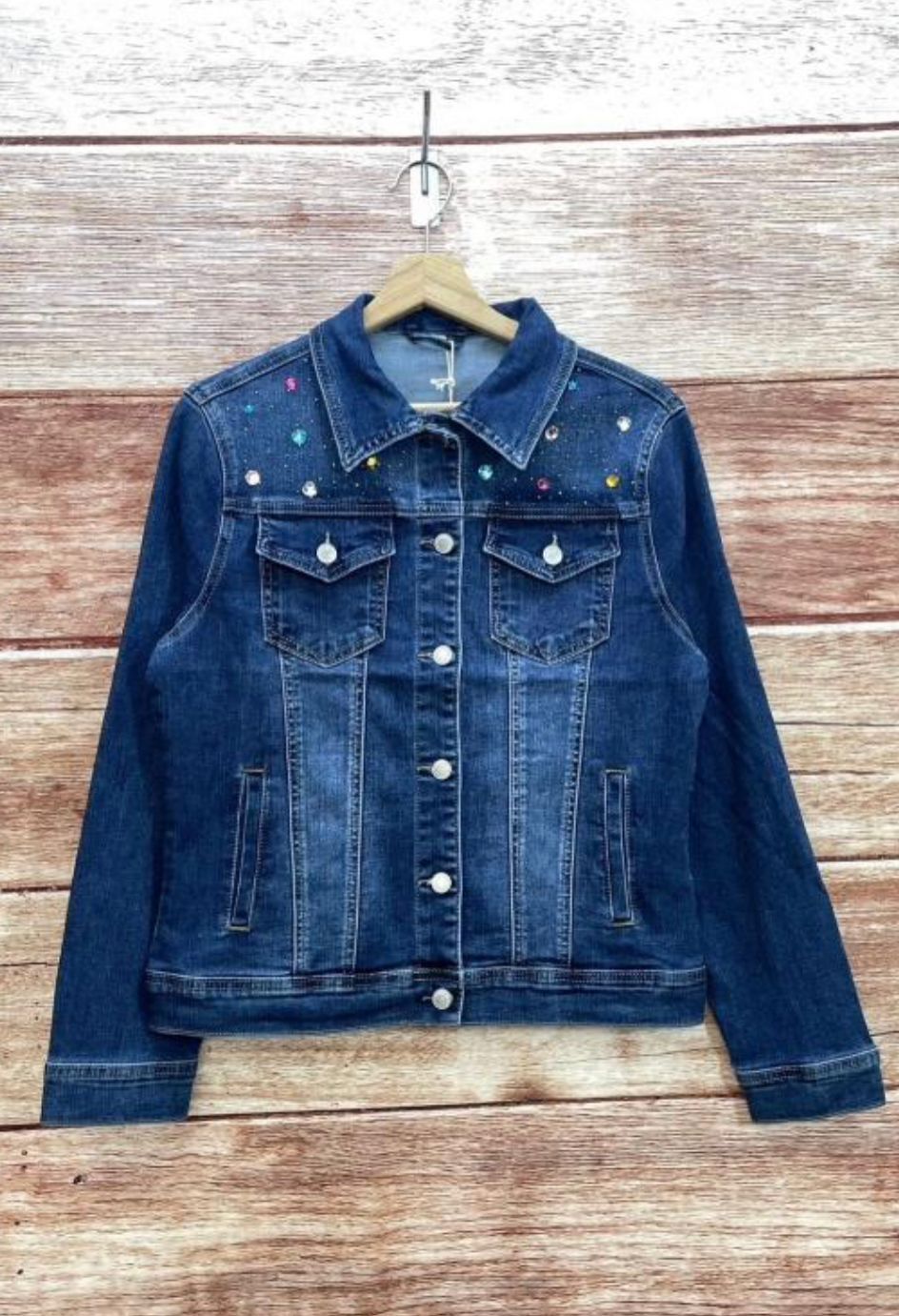 Jewel encrusted denim Jacket