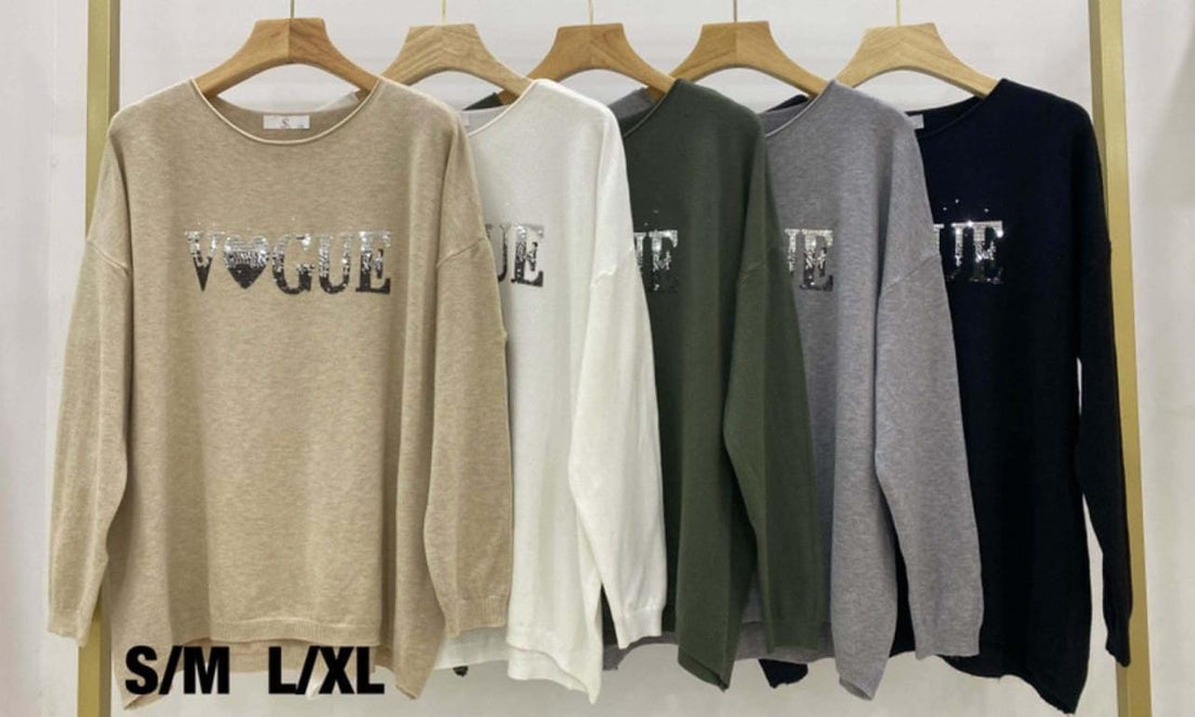 New Collection Vogue Sparkle Knit. All Colours