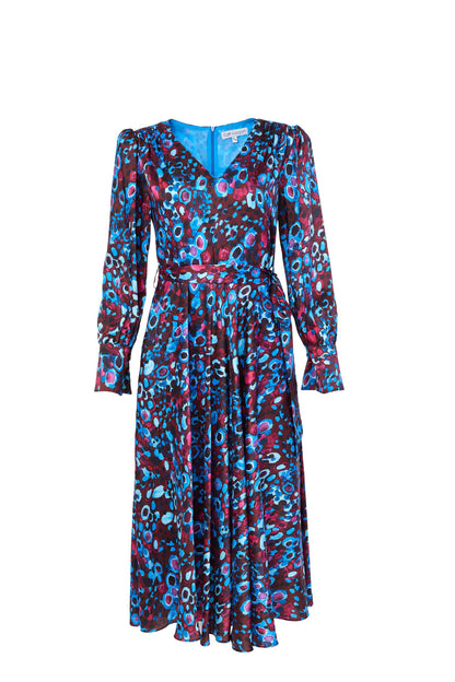 Kate Cooper Print dress with full skirt and pockets Kcaw23141