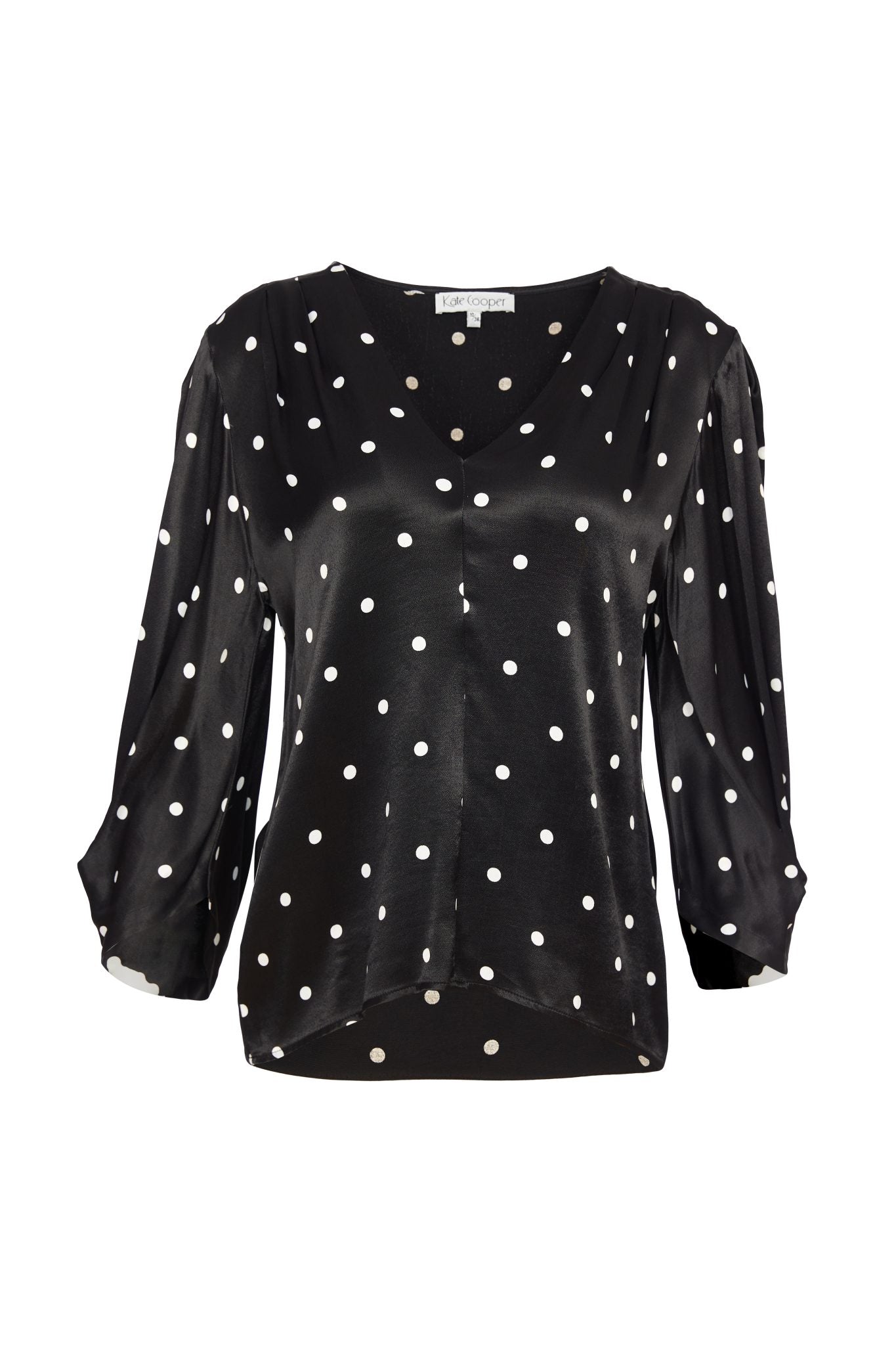 Kate Cooper Spot print Silk blouse Kcaw24125