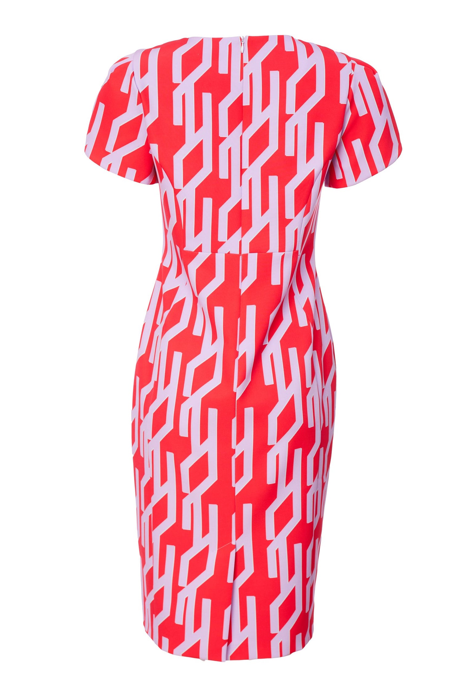 Kate Cooper Print Knee length dress with sleeve detail Kcs24137